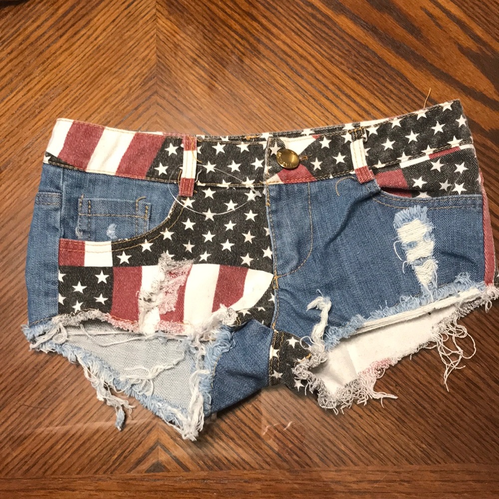 American Flag Shorts